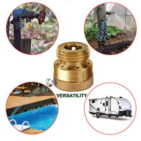 SUNROAD backflow preventer installation with included screws