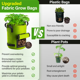 Suntee 15-gallon bag with dual side handles for easy transport.