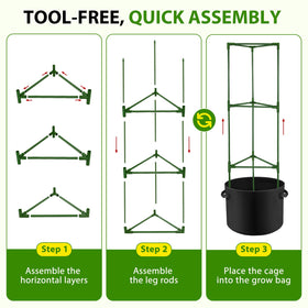 Suntee ground spikes create a stable base for windy conditions.