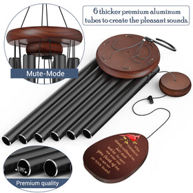 Suntimber bereavement gift wind chimes packaged in elegant box
