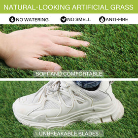 SunTurf pack-content-one-piece indicates a single, ready-to-install turf pad.