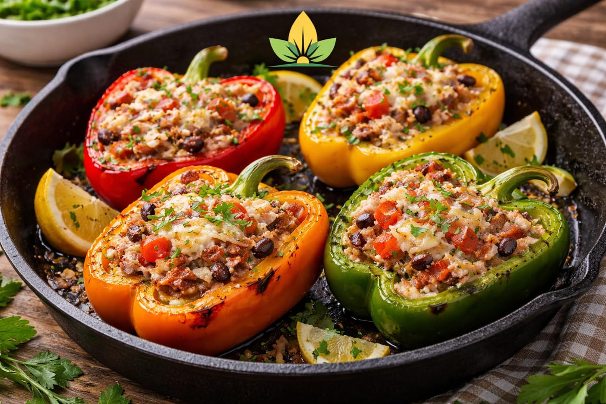 Sunutri Seeds roasting peppers ideal for quick weeknight meals