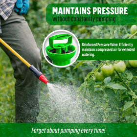 SunVara adjustable nozzle enabling precise mist or stream application