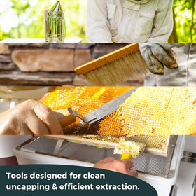 SunVara beginner-friendly beekeeping kit for a straightforward start.