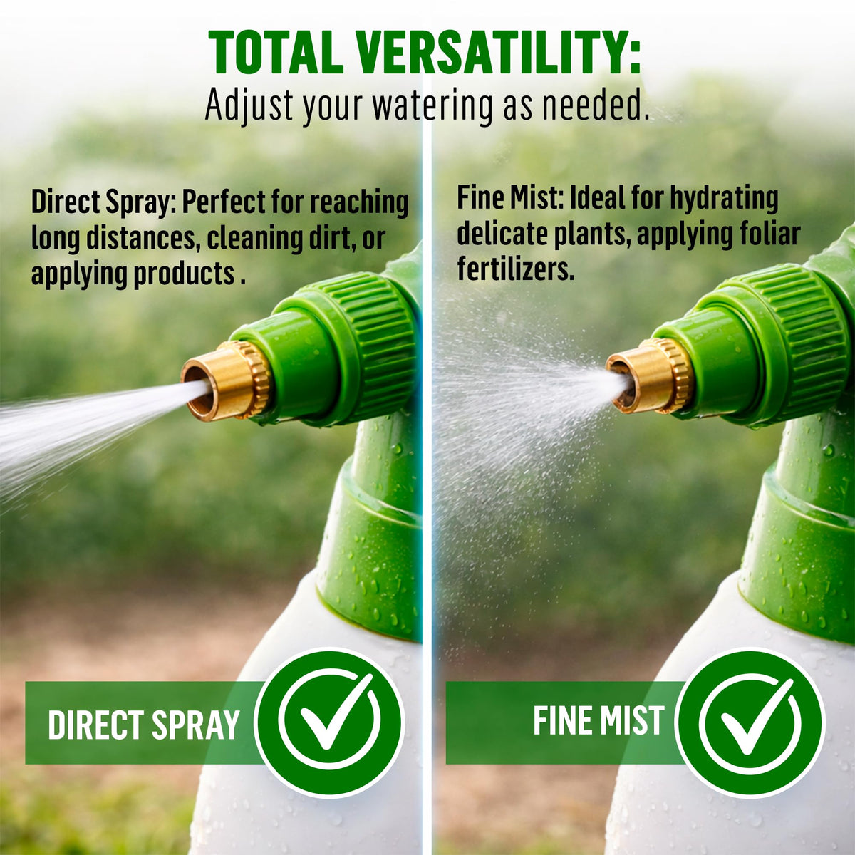 SunVara leak-proof seal minimizes spills during spraying tasks