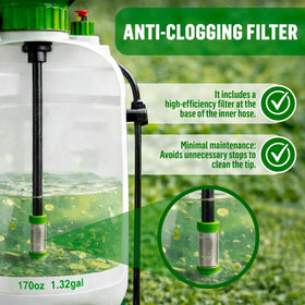 SunVara outdoor cleaning sprayer in action for patio maintenance