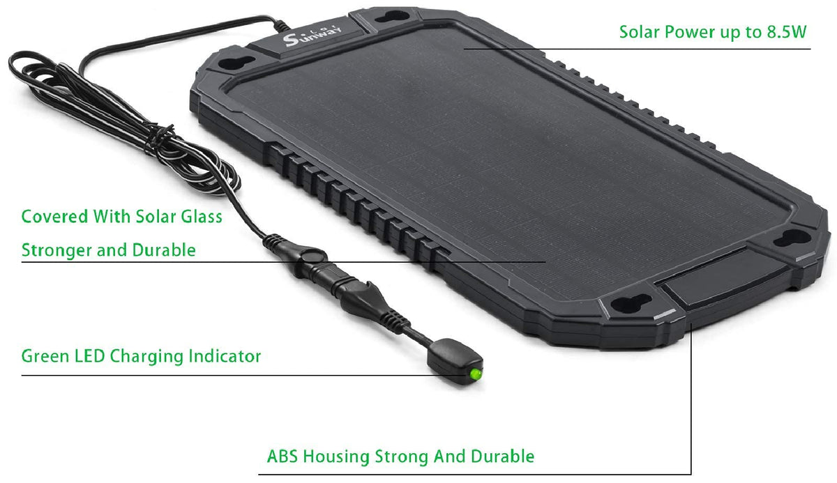 Sunway Solar waterproof kit supports all-weather charging setups.