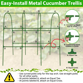 Adjustable width from 24 to 39 inches fits most raised beds.