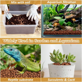 Sunwinx aquaponics filtration using porous clay pebbles