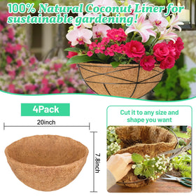 Sunwinx coconut liner close-up showing natural fibers for airflow