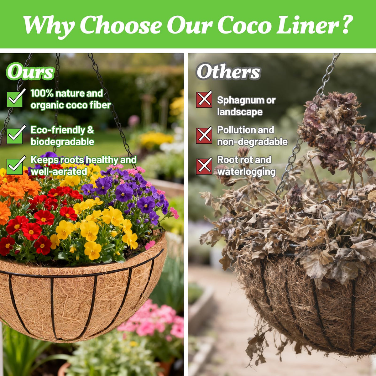 Sunwinx easy-install round liner simplifies setup for quick, attractive planters