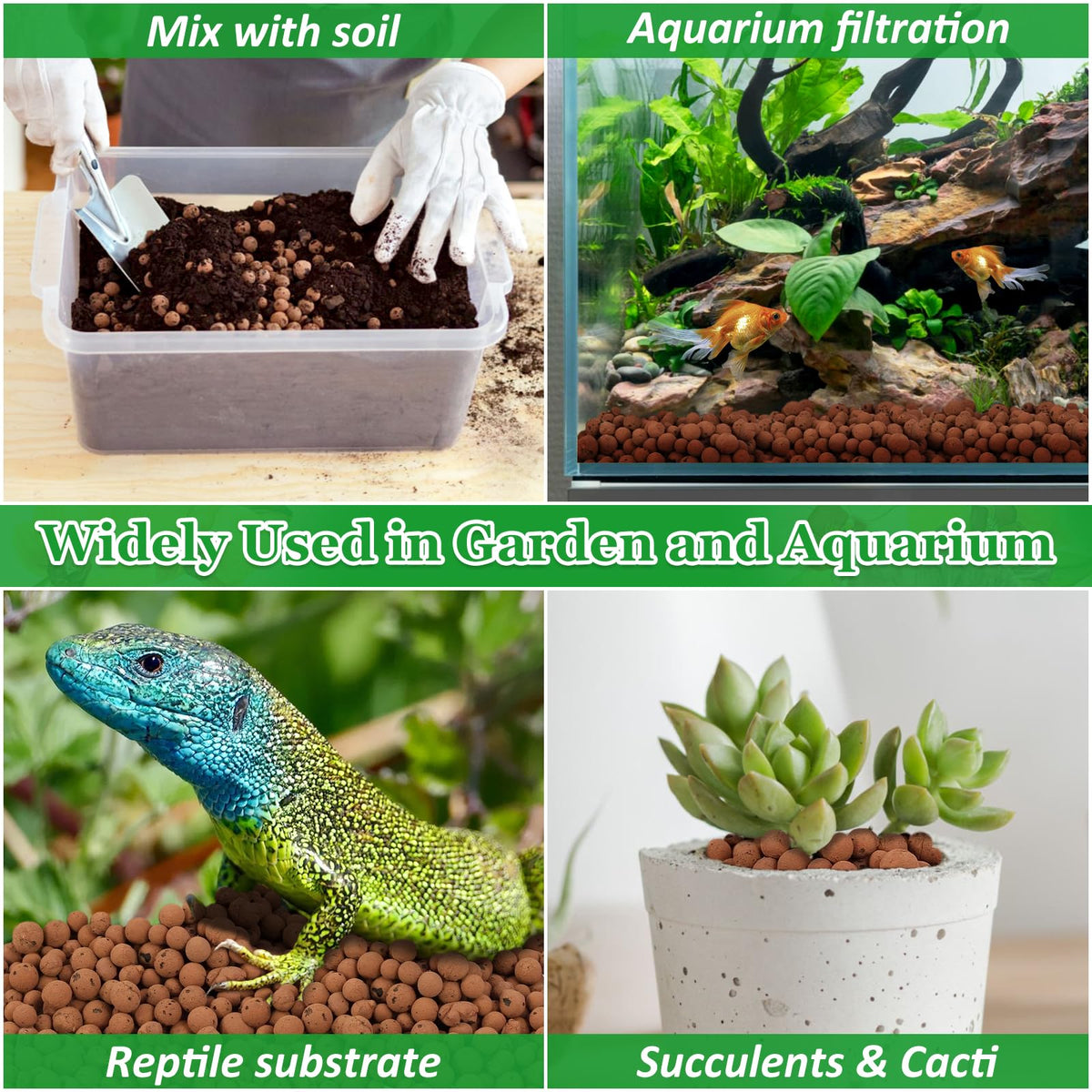 Sunwinx Leca balls used with orchids for stable humidity and ventilation