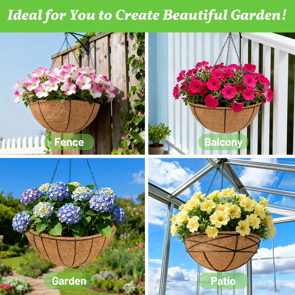 Sunwinx natural liner adds tidy, plant-friendly presentation to decks, patios, and weddings