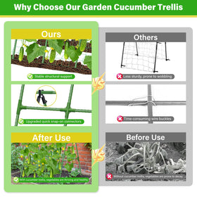 Sunwinx versatile trellis supports cucumbers, beans, tomatoes and more.