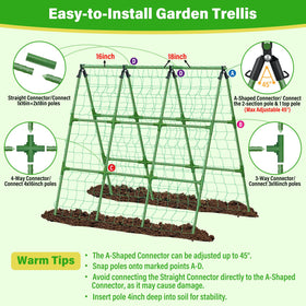 Sunwinx vertical support encourages upward growth and better air flow.