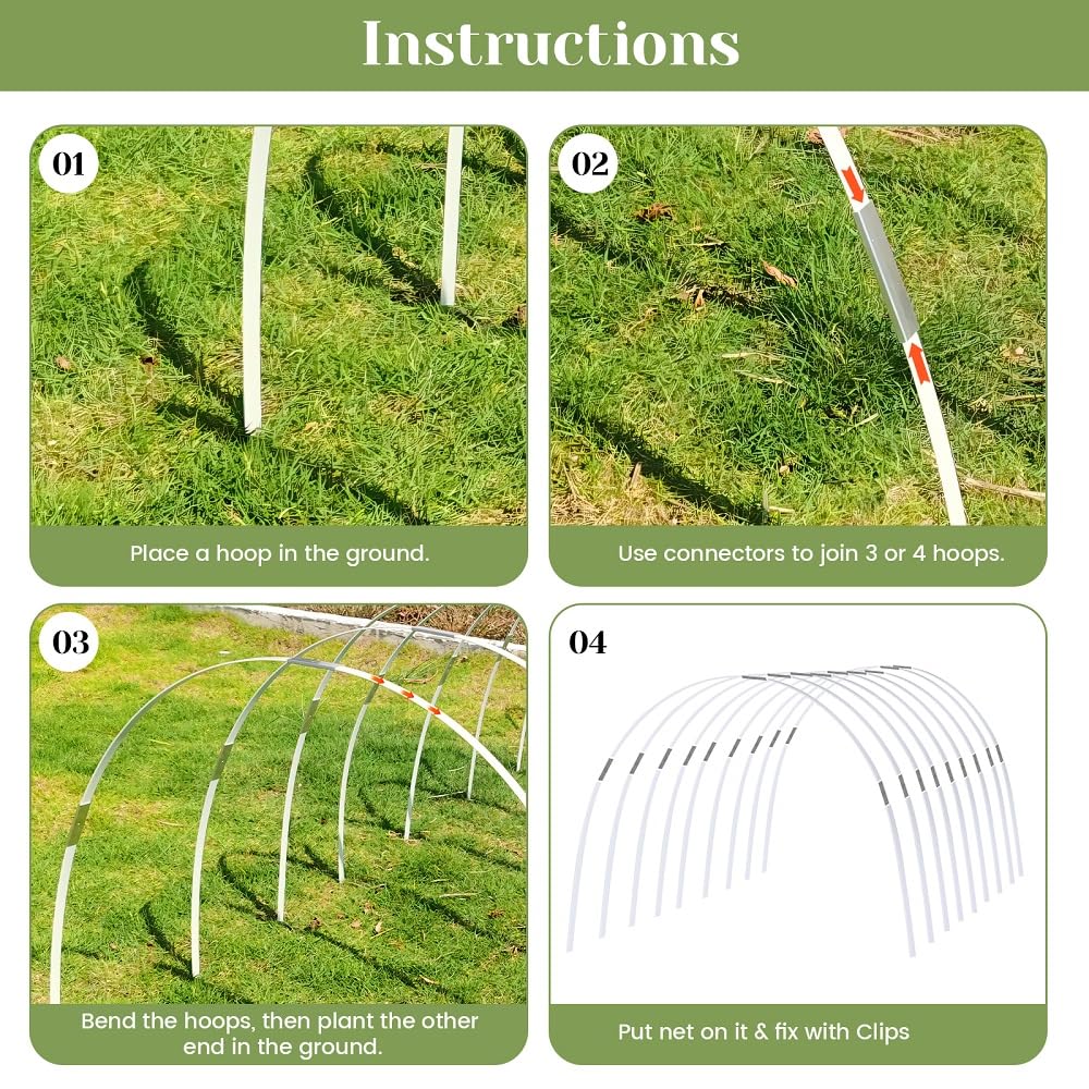 Sunwuk DIY garden tunnel assembly for versatile indoor or outdoor use.
