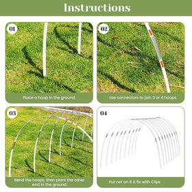Sunwuk DIY garden tunnel assembly for versatile indoor or outdoor use.