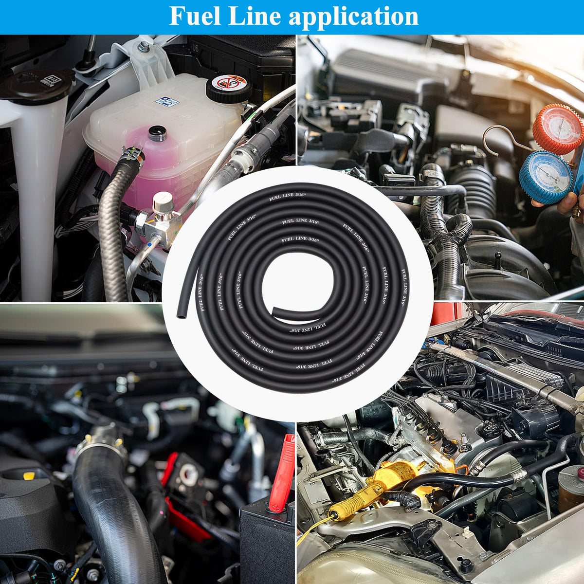 Sunxeke durable fuel line kit for outdoor equipment