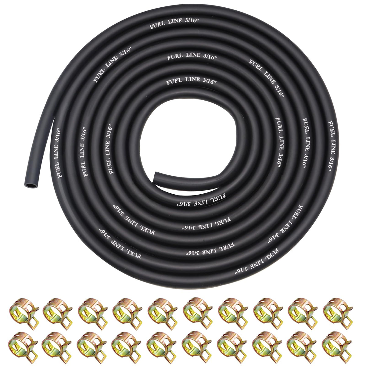 Sunxeke fuel line 10 ft with 3-16 ID for simple small engine connections