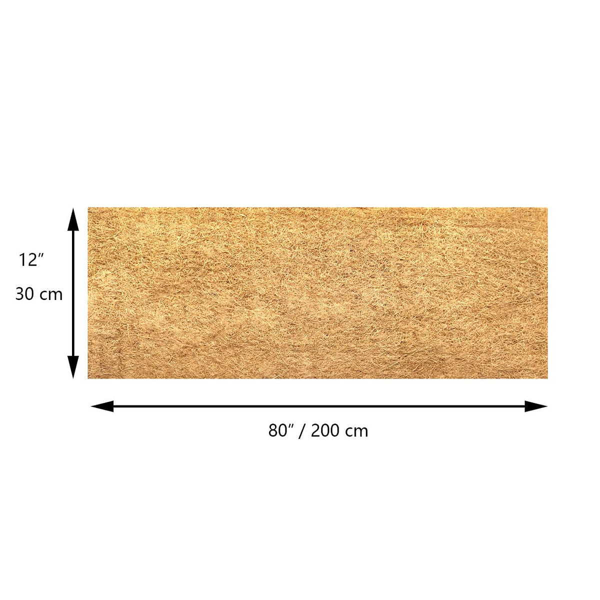 SUNYAY coco liner roll closeup shows natural fibers ideal for pet pads.