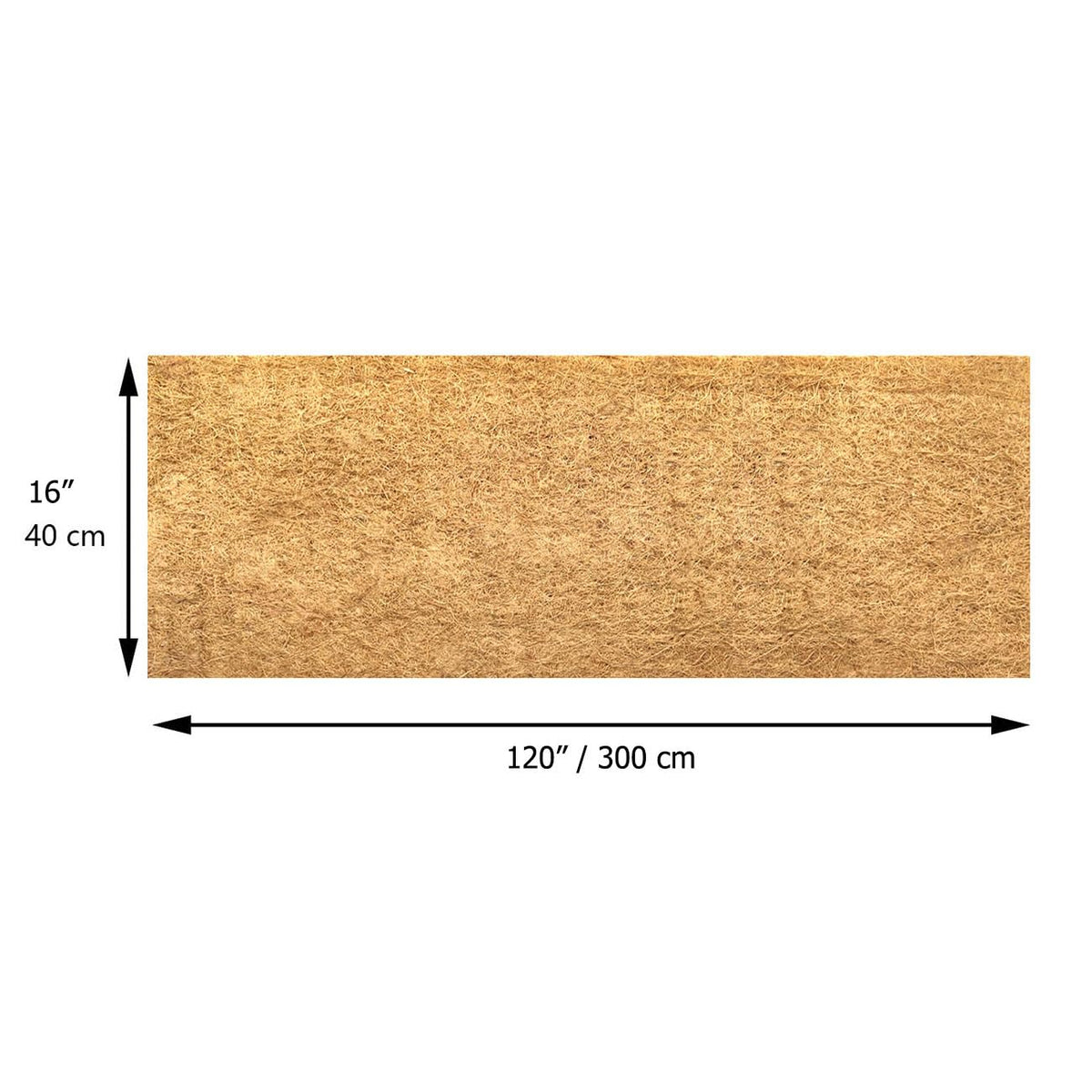 SUNYAY coir liner for planters cut to fit any container.