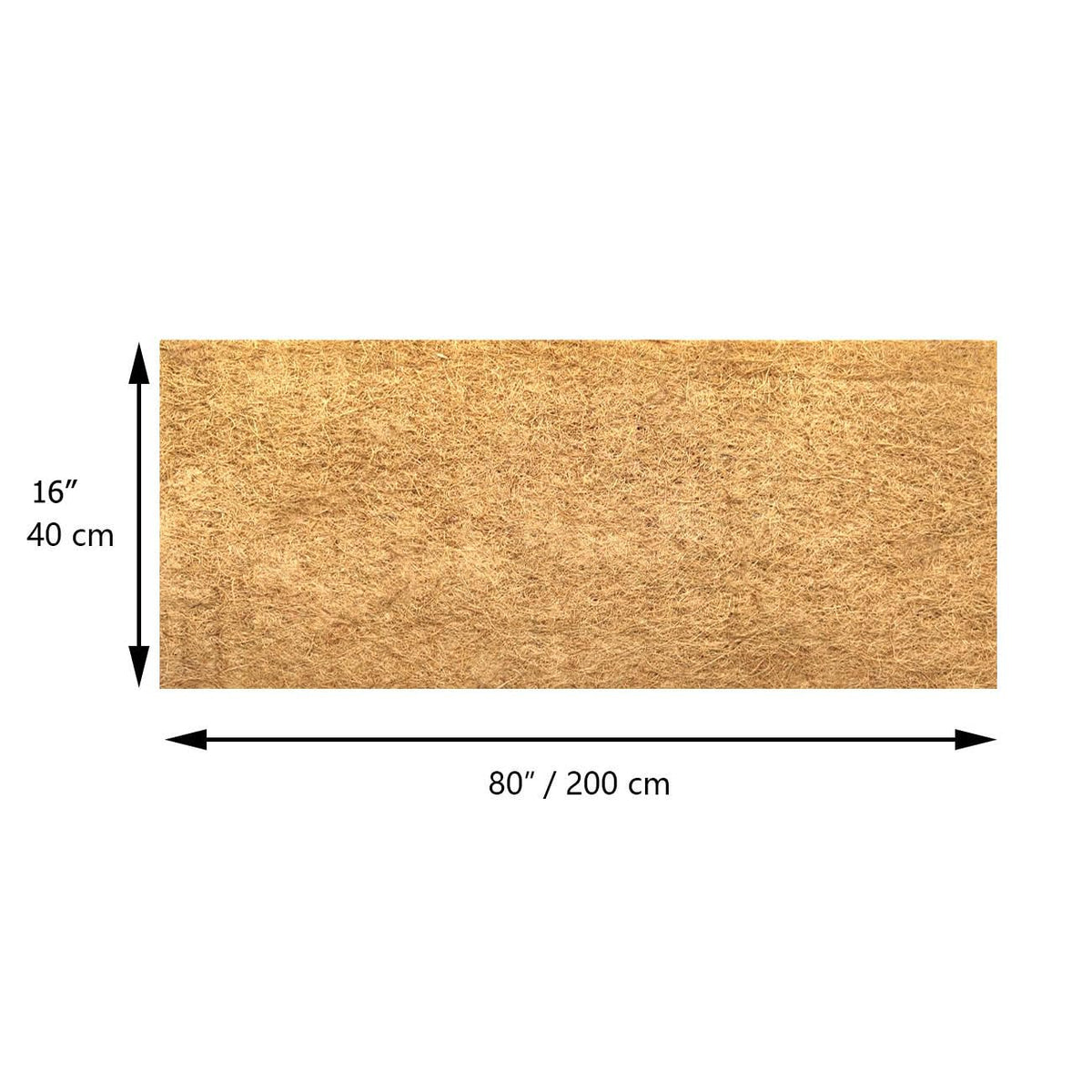 SUNYAY coir liner sheet ready to cut to fit containers for versatile planter lining.