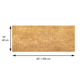 SUNYAY coir liner sheet ready to cut to fit containers for versatile planter lining.