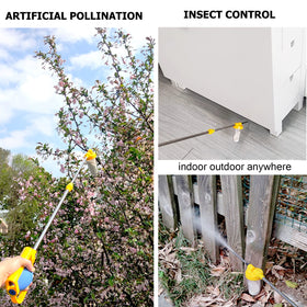 SUNYAY pollination tool doubles as a duster for fruit trees.