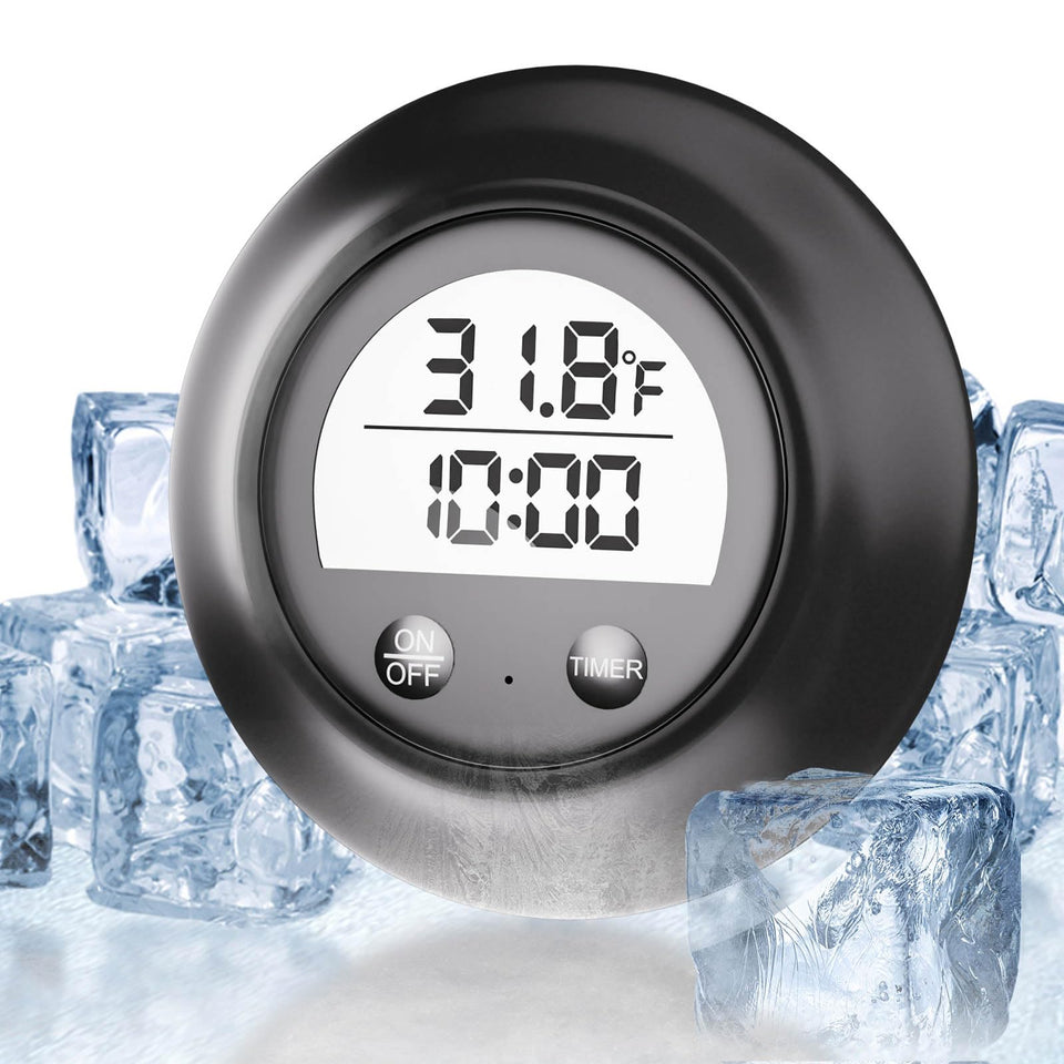 Suoimk silicone-cover ice bath thermometer with grip-friendly waterproof design.