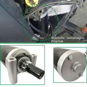 Nine-tooth gear upgrade boosts starting torque and efficiency