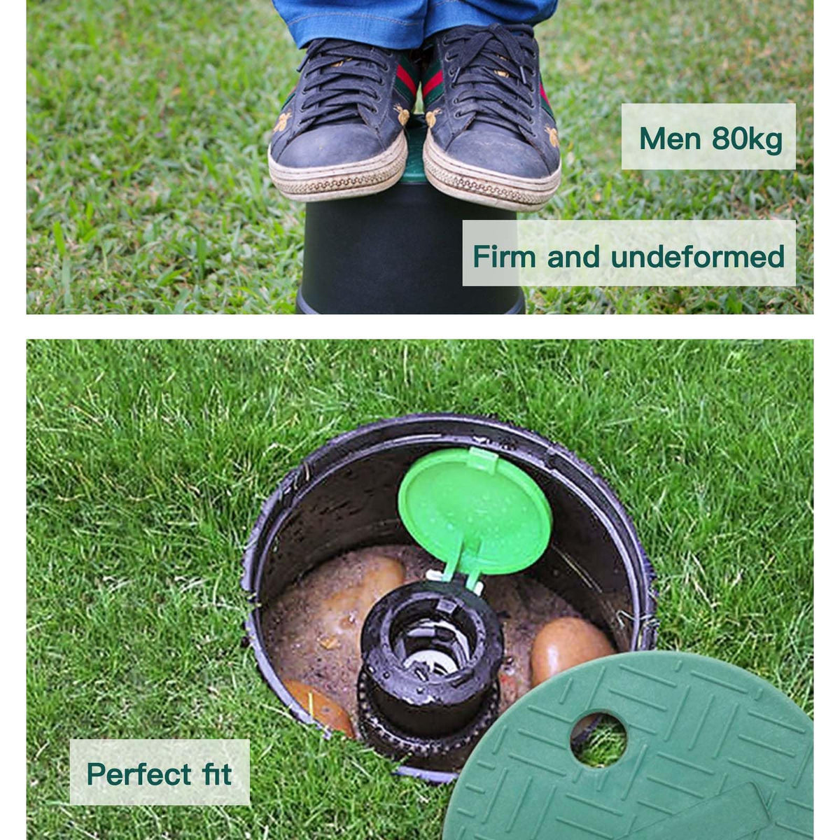 Easy-to-install lid shields controls while keeping yard neat