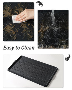 SUPENUIN anti-slip bottom stabilizes the tray on different floor surfaces.