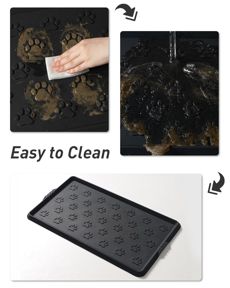 SUPENUIN Boot Tray raised edges prevent spills and overflow
