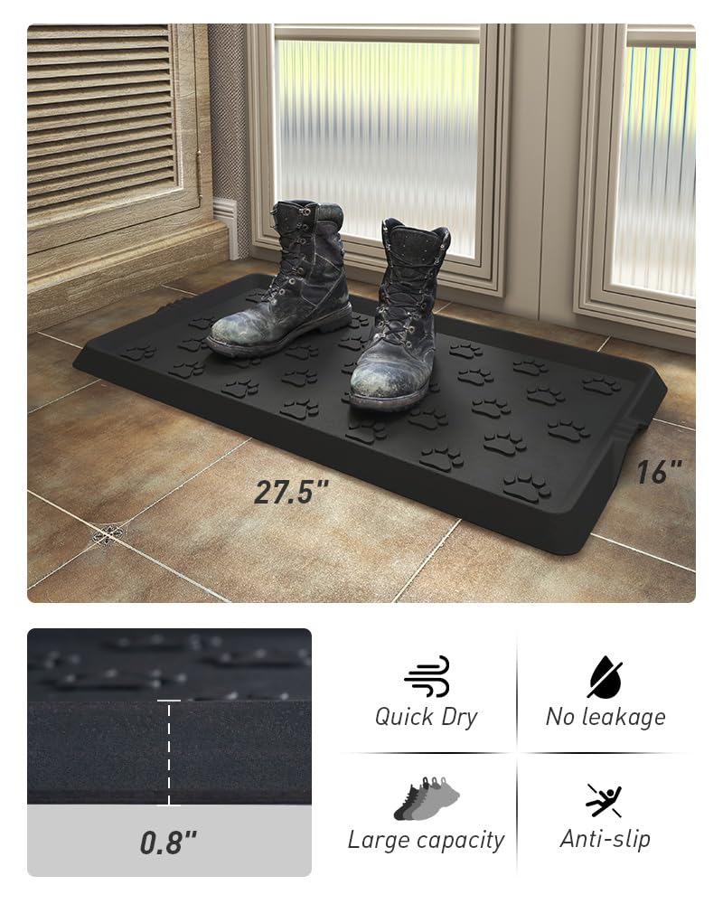SUPENUIN Multi-use tray works indoors or outdoors for shoes