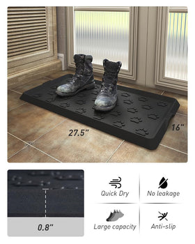SUPENUIN Multi-use tray works indoors or outdoors for shoes