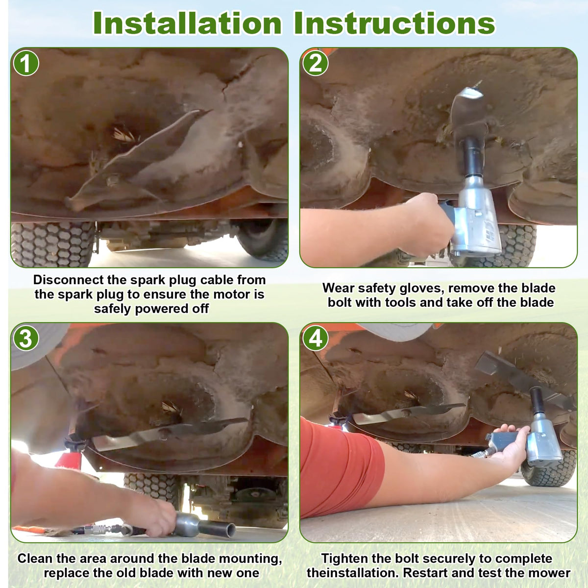 Easy installation of Superbobi 04771200 blade for quick replacement.