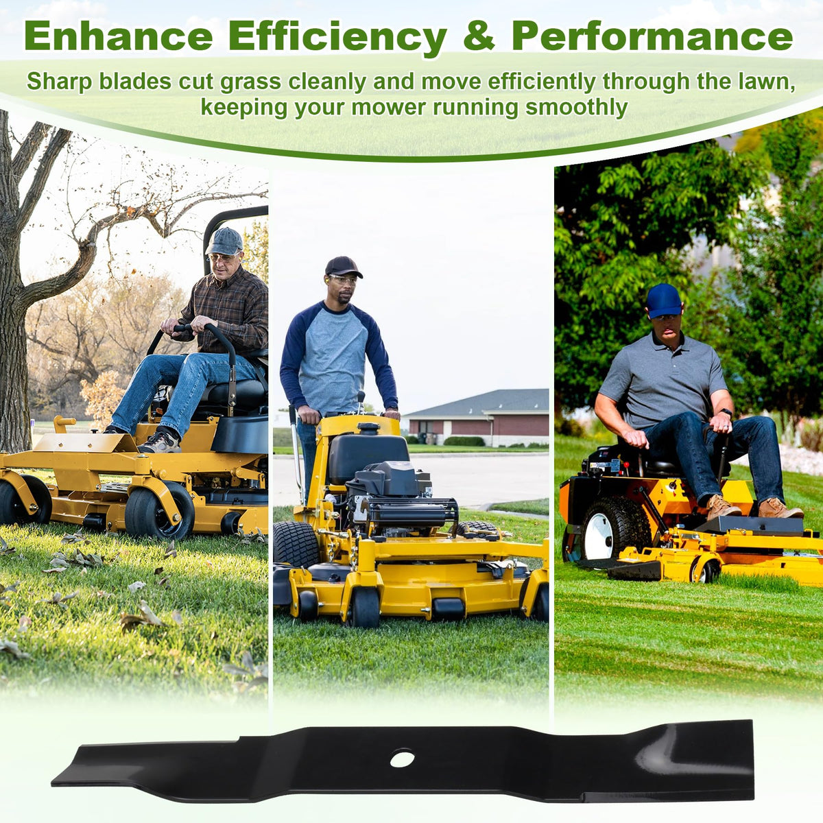 Rust-resistant coating on Superbobi 04771200 blade for longer life.