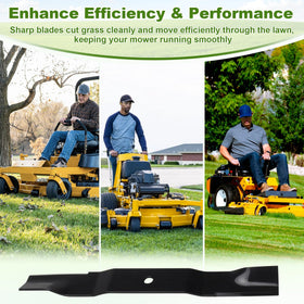 Rust-resistant coating on Superbobi 04771200 blade for longer life.