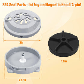 Superbobi detachable magnetic impeller enables quick cleaning without tools.