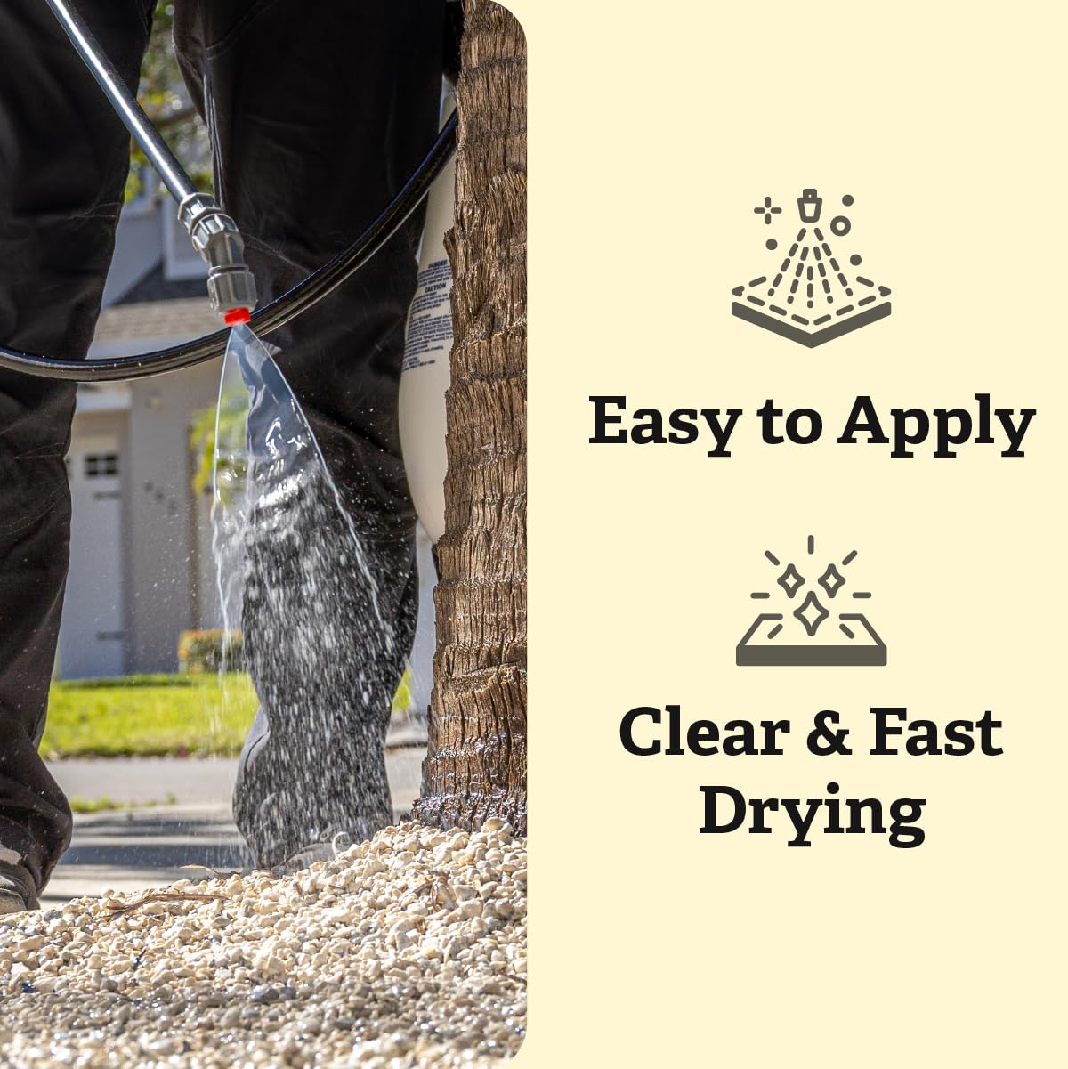 Pea gravel lockdown with TerraLock for stable pathways
