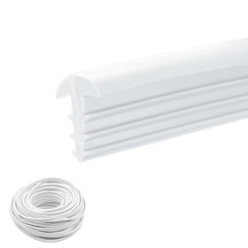 SuperDi liner coping-strip alternative secures pool edges.