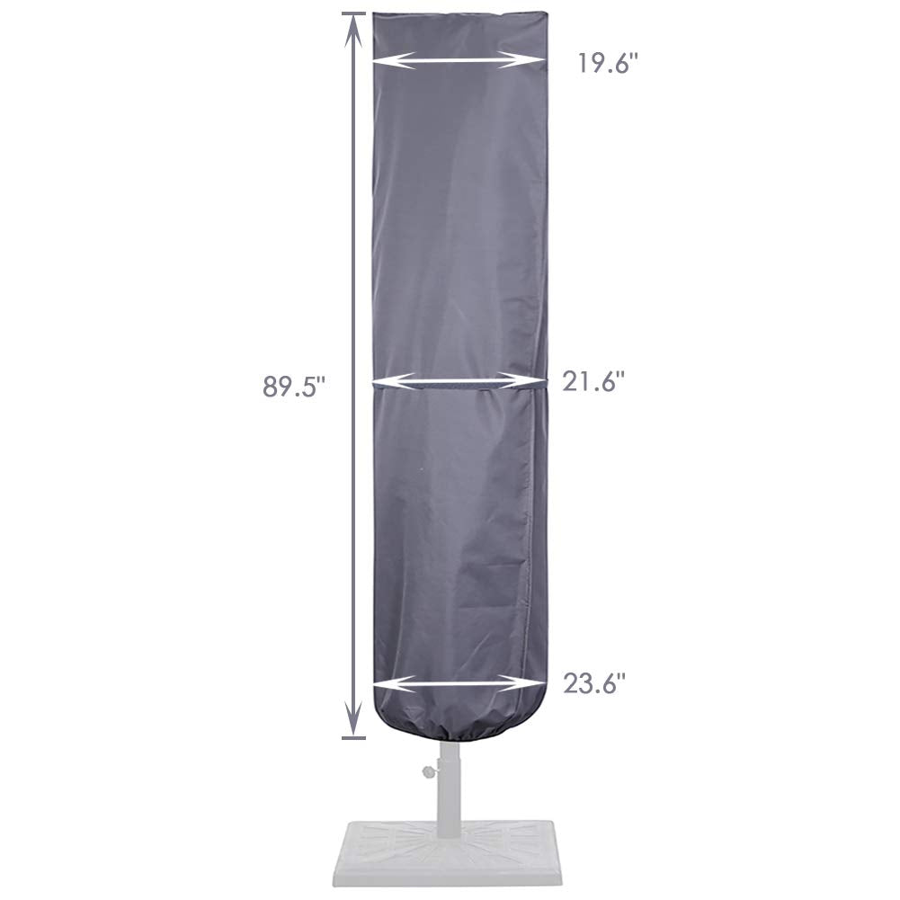 Fits most umbrellas from 7–11 ft and 15 ft
