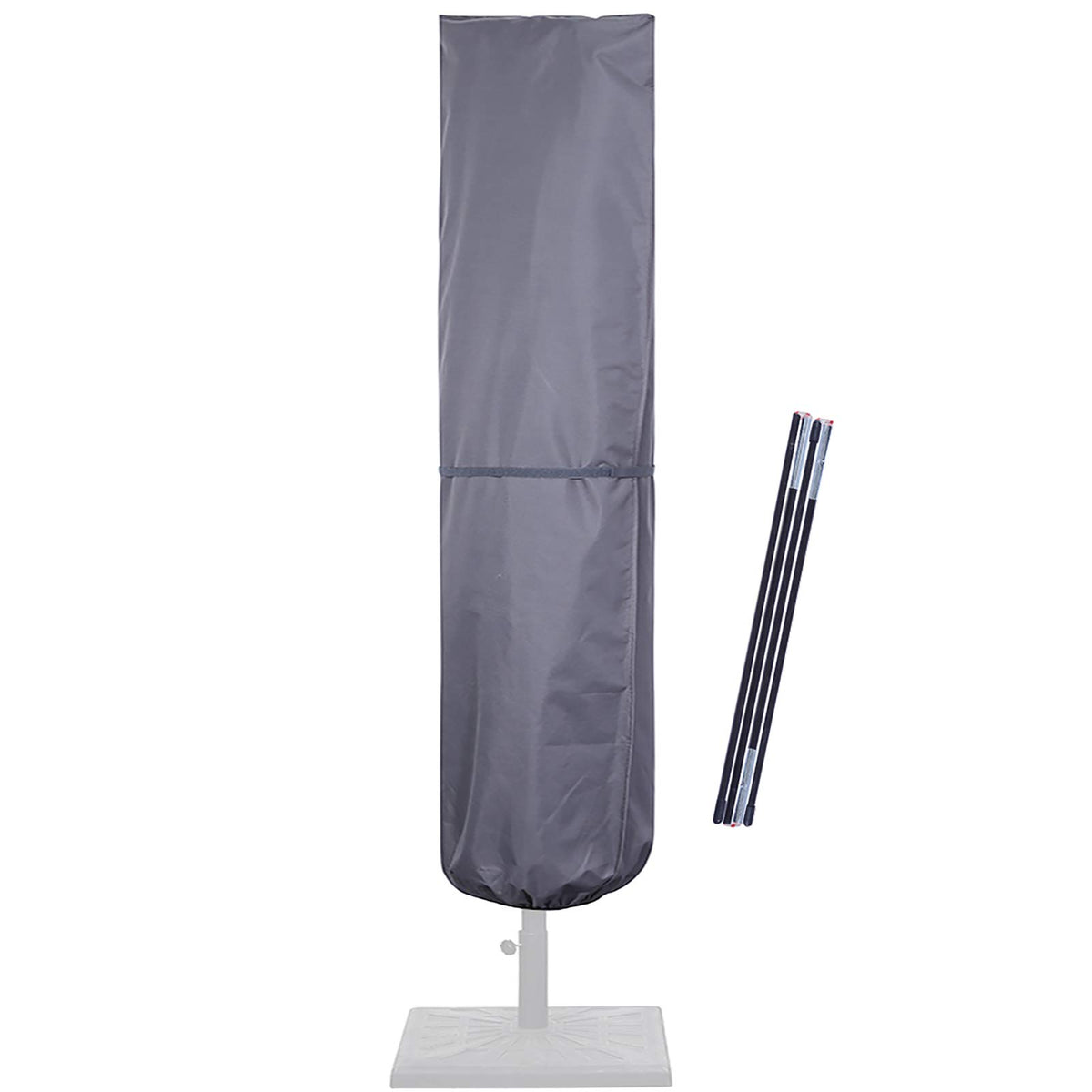 SUPERJARE umbrella cover with rod eases installation and protection