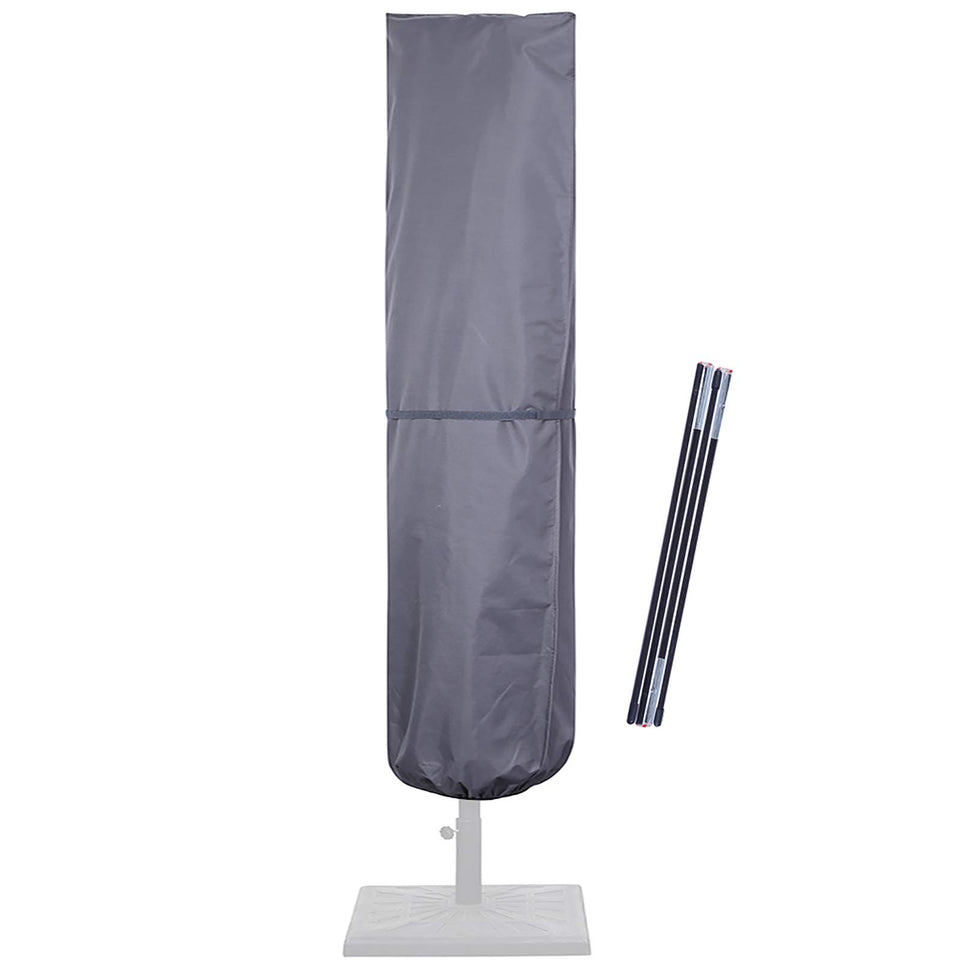 SUPERJARE umbrella cover with rod eases installation and protection