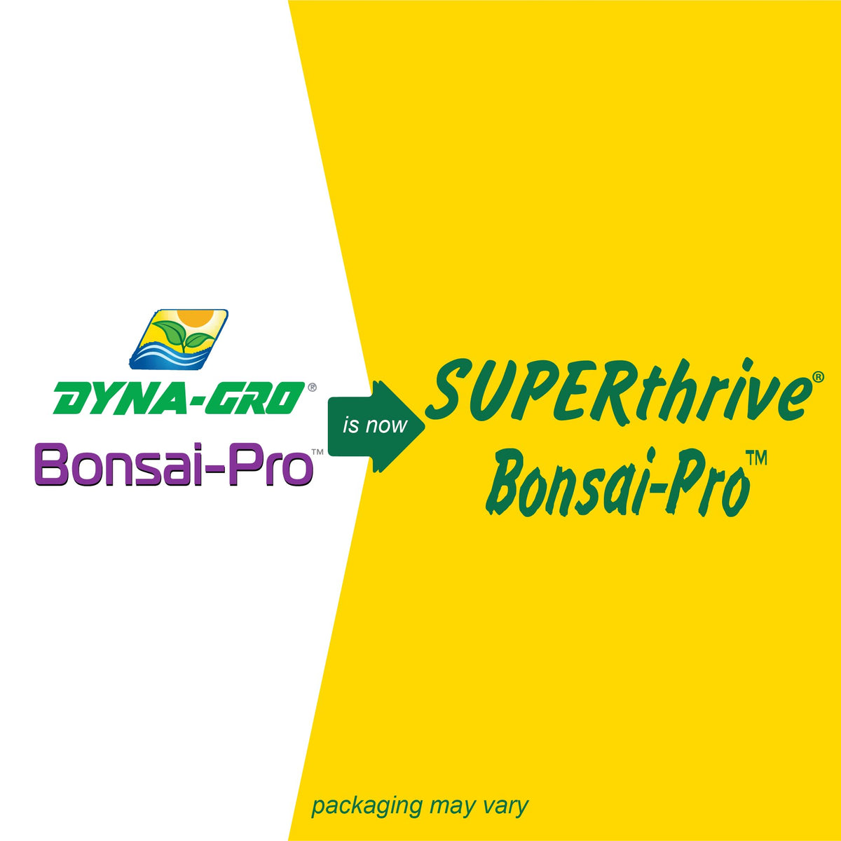 SUPERthrive Bonsai-Pro watering scene highlighting balanced growth potential.
