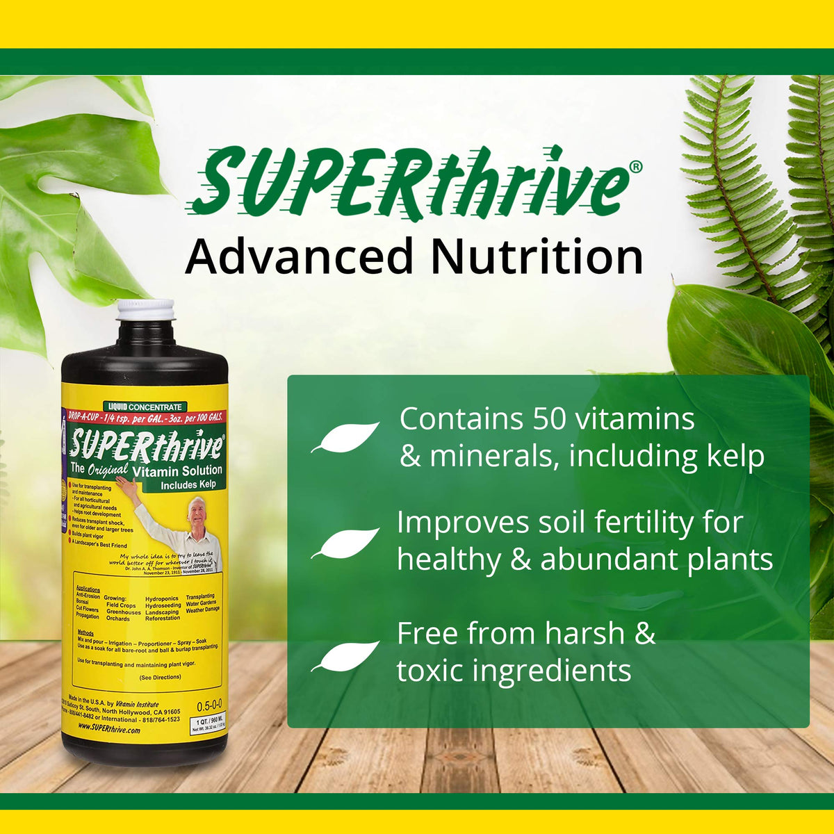 Dilution in a cup demonstrates small-batch mixing for SUPERthrive application