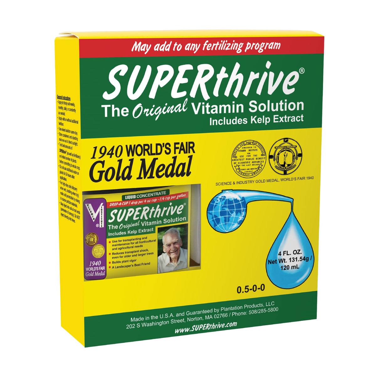 SUPERthrive kelp ingredients highlight added sea nutrients for healthier stems and leaves