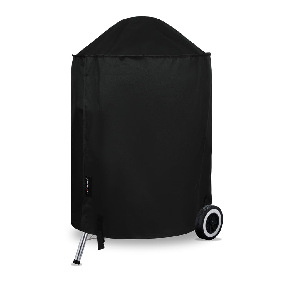 Suphomeware 22-inch grill cover for Weber kettle protects against rain