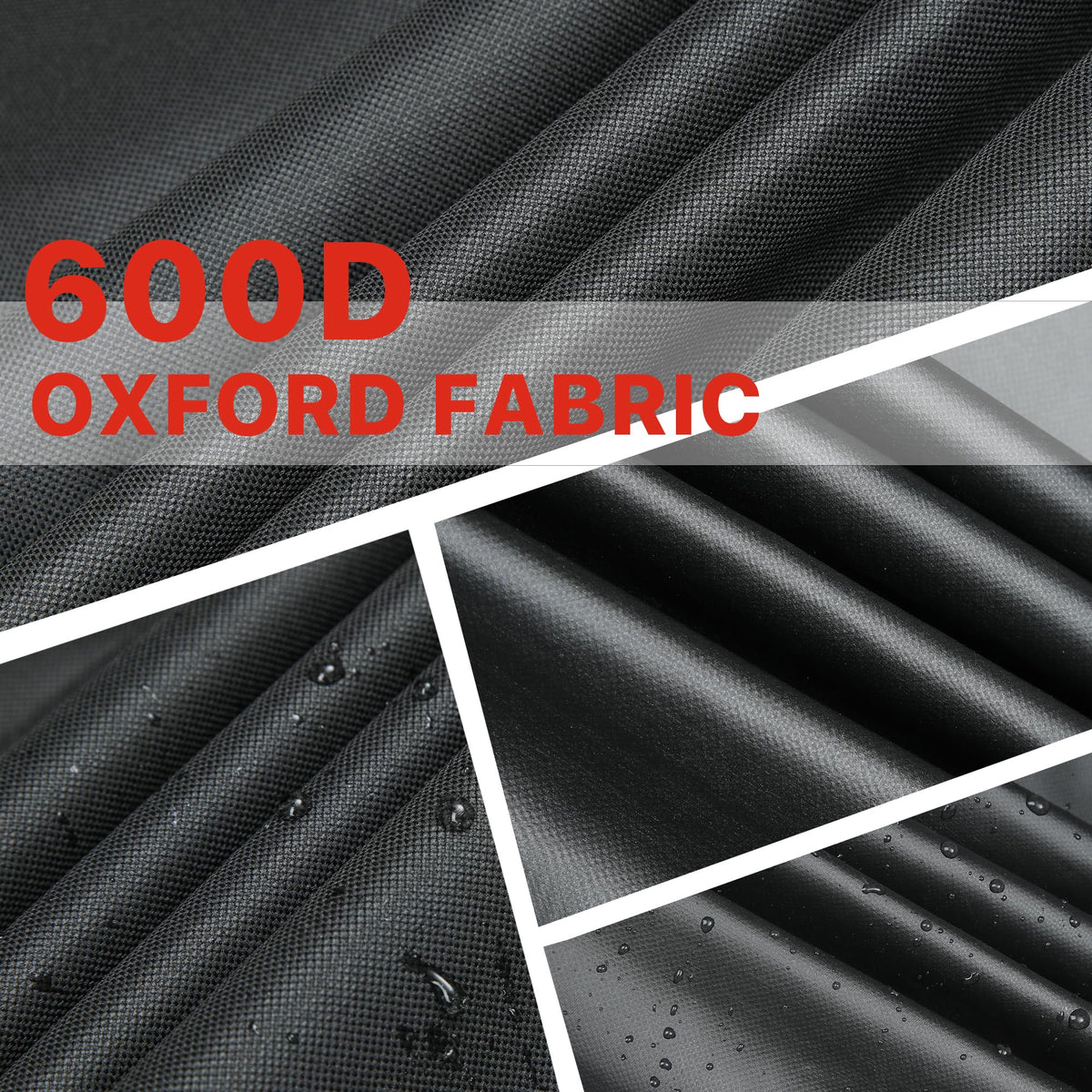 Bottom Velcro straps secure Suphomeware grill cover against wind