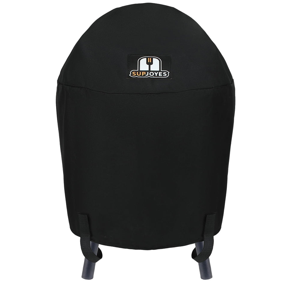SUPJOYES 6659 grill cover waterproof protects Char-Griller AKORN Jr. from rain.